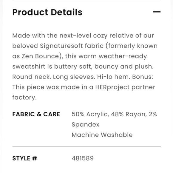 Lou & Grey SignatureSoft Plush Upstate Sweatshirt - Picture 2 of 6